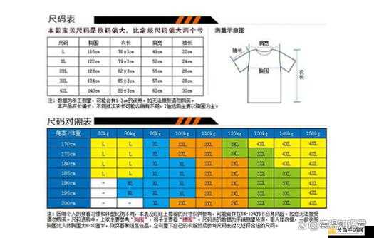 国产尺码与欧洲尺码对比：差异究竟有多大