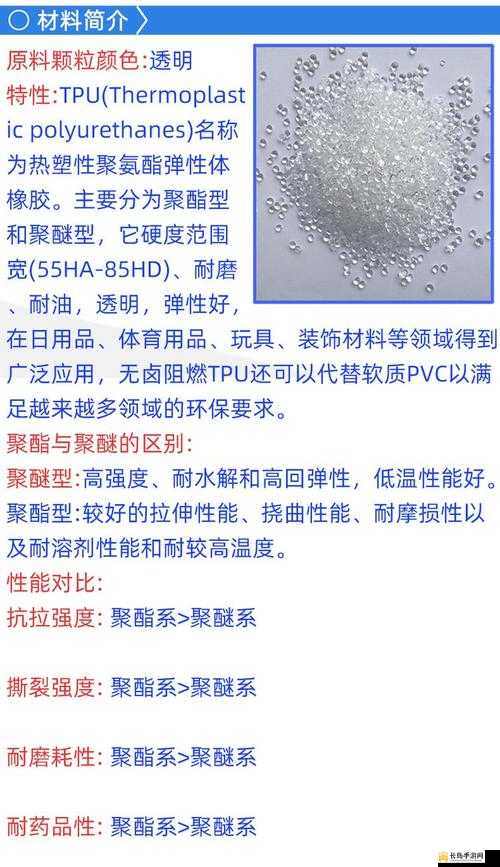 TPU 色母和子色母性能区别及应用领域